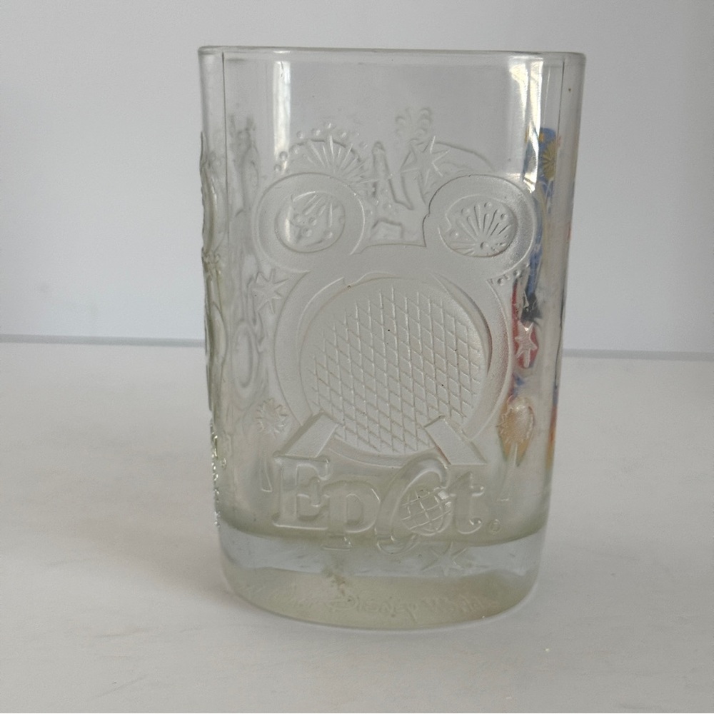 Walt Disney World Mickey Mouse Epcot Wizard Beverage Glass McDonalds 2000 RARE - Picture 4 of 8
